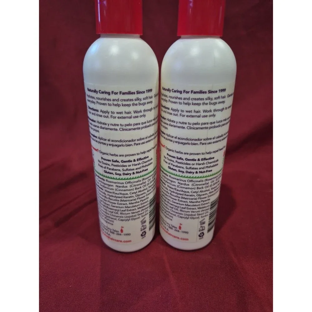NEW Fairy Tales Rosemary Repel Conditioner Lot of 2 - Lice Prevention School